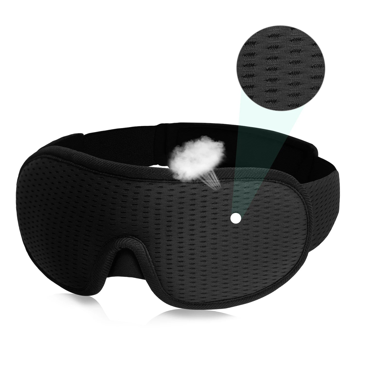 Masque de Sommeil 3D Occultant – Confort Absolu
